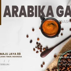 Arabika Gayo Semi Wash Process Roasted Bean 250gr
